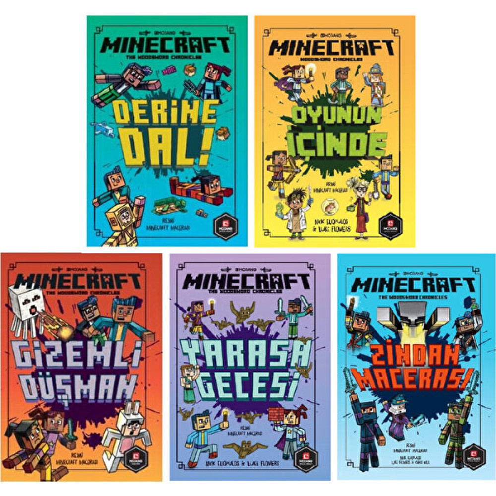 Minecraft The Woodsword Chronicles 5 Kitap Set Çocuk Öykü Fiyatı