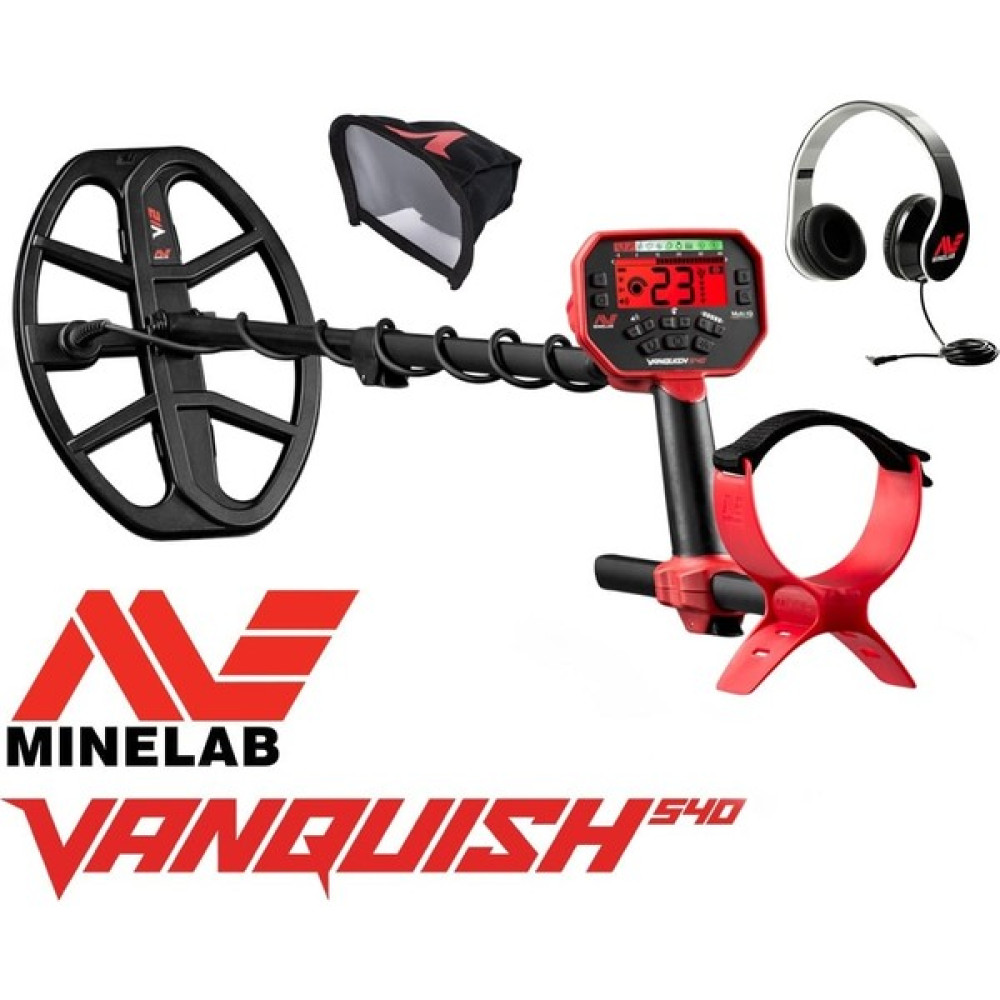 Minelab Vanquish 540 Propaket Metal Arama Dedektörü - Kırmızı Nalburiye & Hırdavat Fiyatı