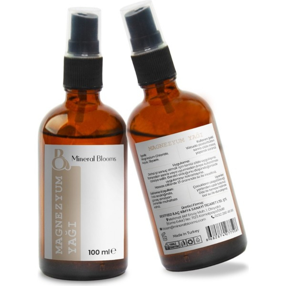 Mineral Blooms Magnezyum Yağı (Magnesium Oil) - Masaj Yağı Bitkisel Yağlar Fiyatı