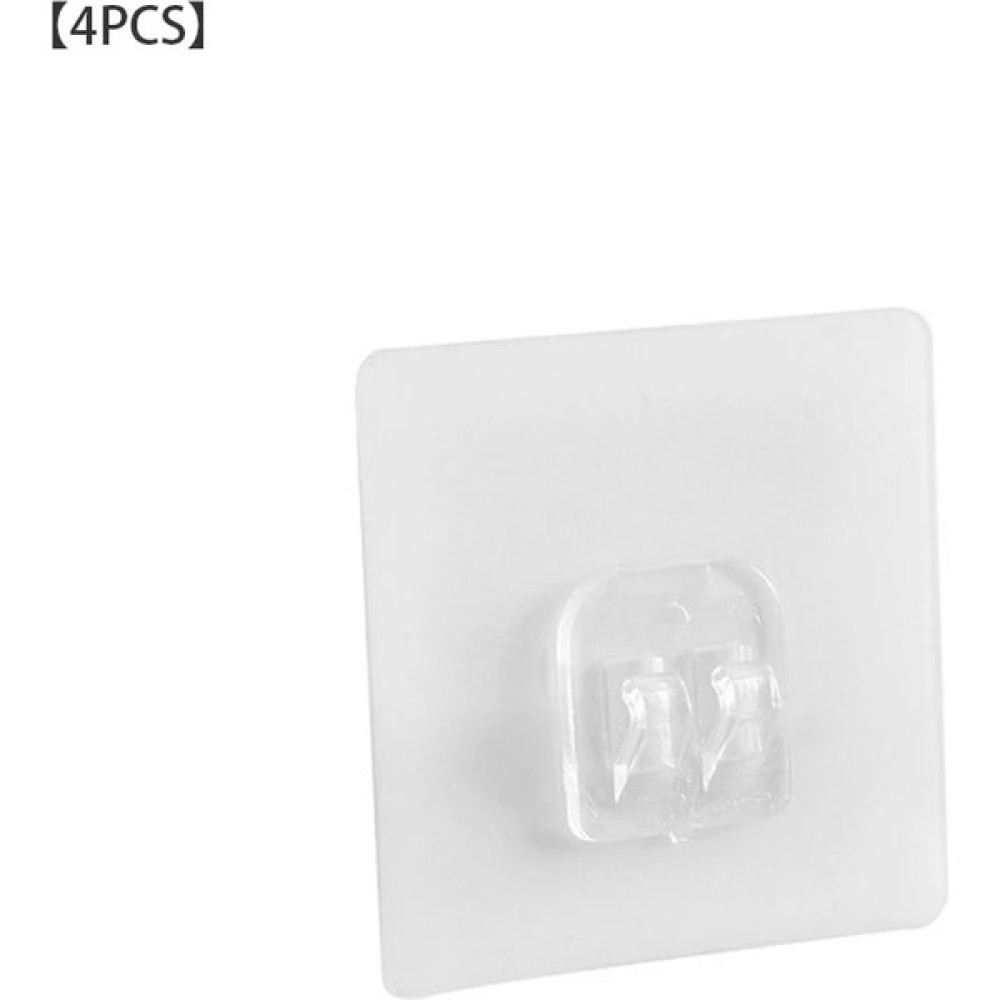 Mingjin Shop2 4'lü Set Tarzı Recableght Banyo Kancaları Kendinden Yapışkanlı Duvar Palto Askılık Portmanto Plastik Traceless Raf Yapışkanlı Mutfak ... Banyo Askılık Fiyatı