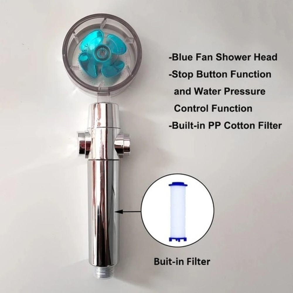 Mingjin Shop2 Mavi Stil Z&l Yeni Pervaneli Duş Başlığı Banyo Spa Krom Abs El 360 Derece Yüksek Basınç G Çıkarılabilir Fan Duş Başlığı (Yurt Dışından) - 1 Oto Boyaları Fiyatı