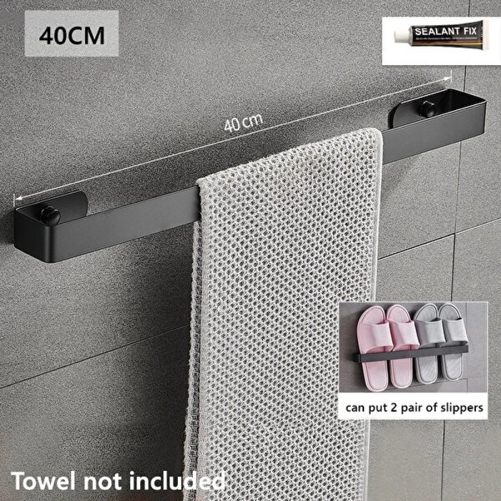 Mingjin Shop2 Siyah 40CM Tarzı Paslanmaz Çelik Banyo Duvara Monte Havlu Bar Mutfak Tuvalet Terlik Depolama Rafı (Yurt Dışından) - Renkli Dispenser Fiyatı