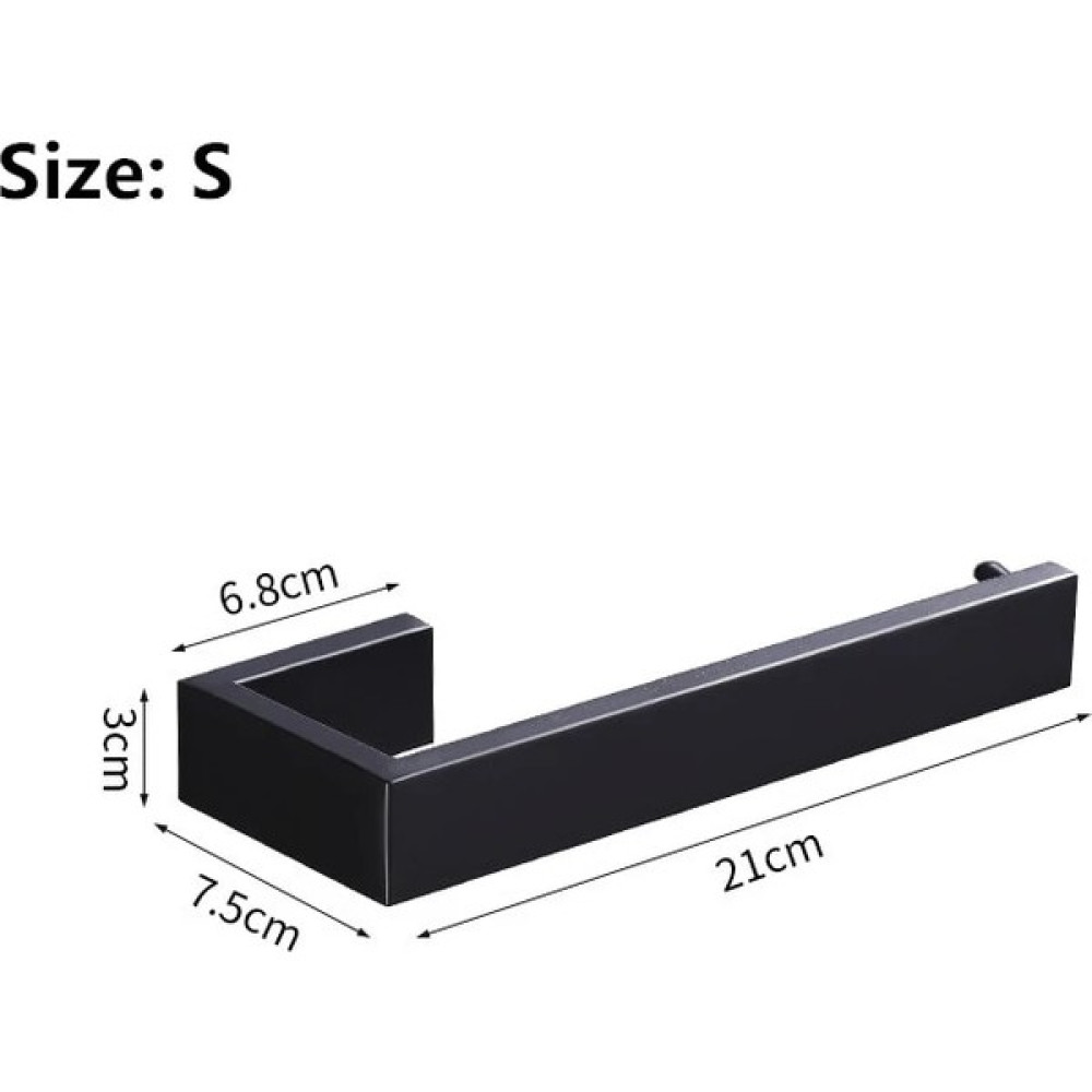 Mingjin Shop2 Siyah S Tarzı Basit Banyo Duvara Monte Havlu Tutucu Ev Mutfak Tuvalet Bathware Asılı Terlik Depolama Çubuğu (Yurt Dışından) - Renkli Dispenser Fiyatı
