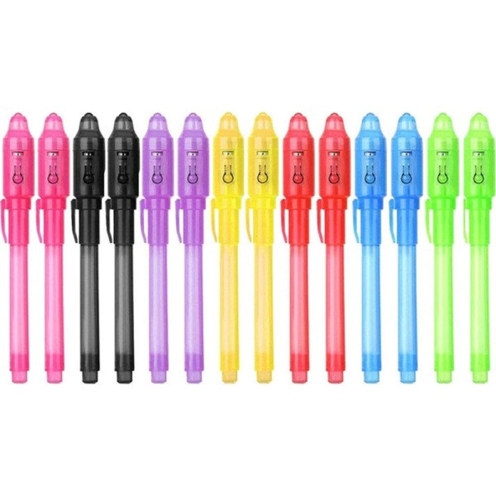 Mingjinshop3 14 Adet Rastgele Renk Stili Adet Uv Işık Kalem Görünmez Sihirli Kalem Gizli Floresan Kalemler Yazı Defteri Çocuklar Çocuk Çizim Boyama... Fosforlu Kalem Fiyatı