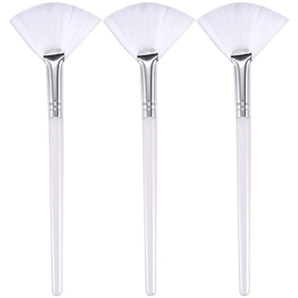 Mingming Shop Beyaz Ractical Yüz Fırçaları Fan Makyaj Fırçaları Yumuşak Taşınabilir Maske Fırçaları Kadınlar Bayanlar Kızlar Için Kozmetik Aletler (Yurt Dışından) Oto Boyaları Fiyatı