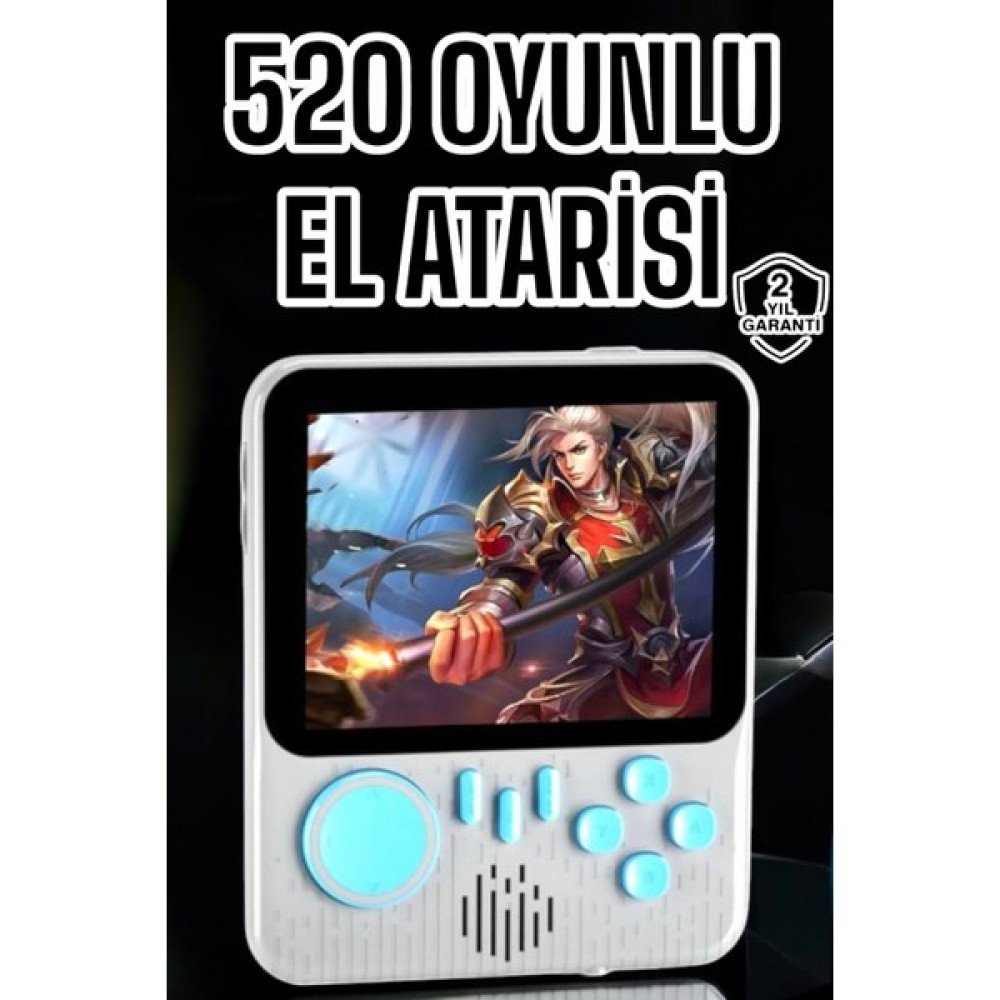 Mini Atari El Atarisi 3.5 Inç Ekran Çift Konsol 666 Adet Retro Oyun Gameboy El Atarisi Oto Boyaları Fiyatı