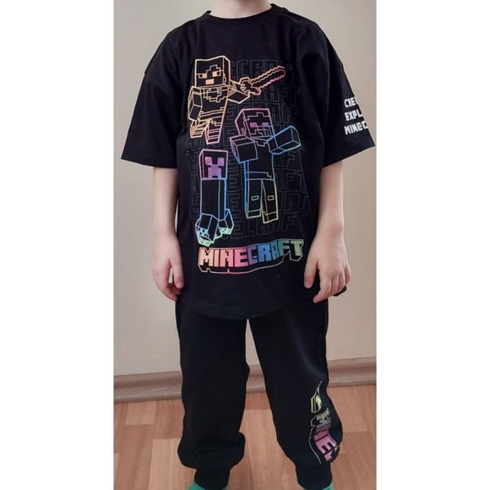 Mini Baby Store Erkek Bebek Minecraft Alt Üst Takım Erkek Çocuk Giyim Takımı Fiyatı