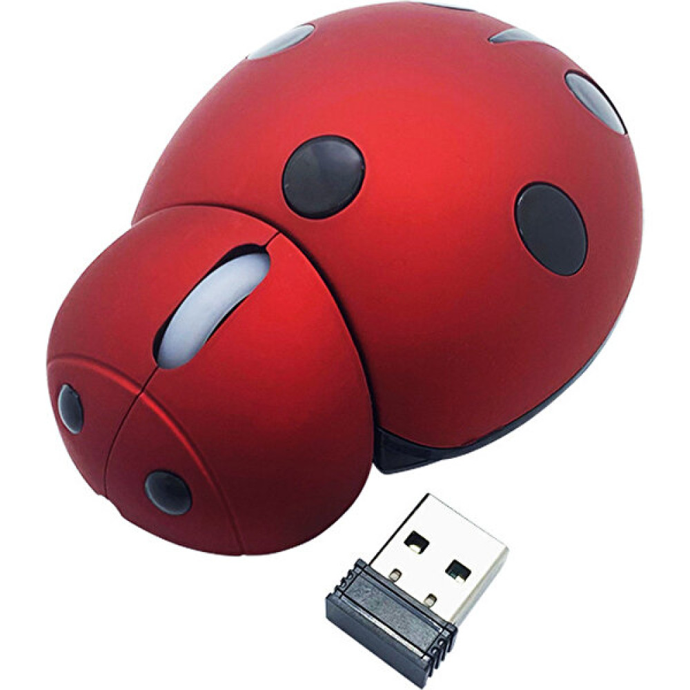 Mini Beetle Kablosuz Fare(Yurt Dışından) - Kırmızı Klavye - Mouse Fiyatı