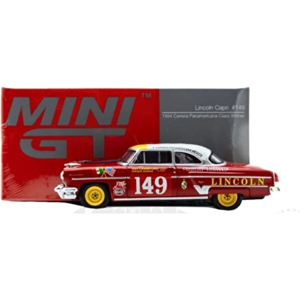 Mini Gt 576 Lincoln Capri #149 1954 Carrera Panamericana Class Winner Model Araba Oyun & Hobi Fiyatı
