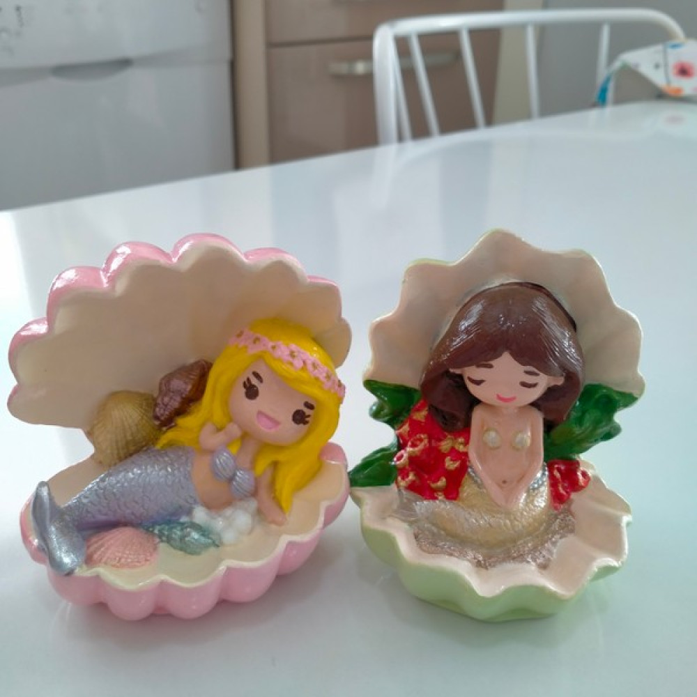 Mini Hobi Ev Ikili Deniz Kızı Biblo Biblo Fiyatı