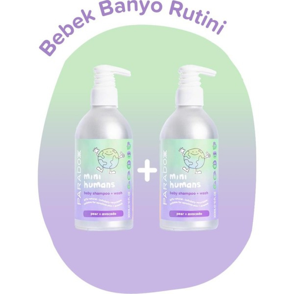 Mini Humans Favourite Shampoo Set - Bebek ve Çocuk Için Ikili Saç & Vücut Şampuanı Bebek Şampuanı Fiyatı