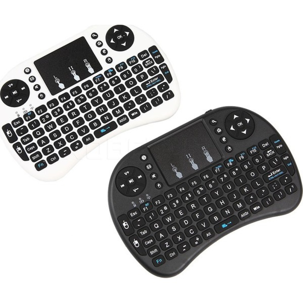 Mini Kablosuz Dokunmatik Klavye Mouse 2.4 Ghz - Siyah Oyuncu Klavyesi Fiyatı
