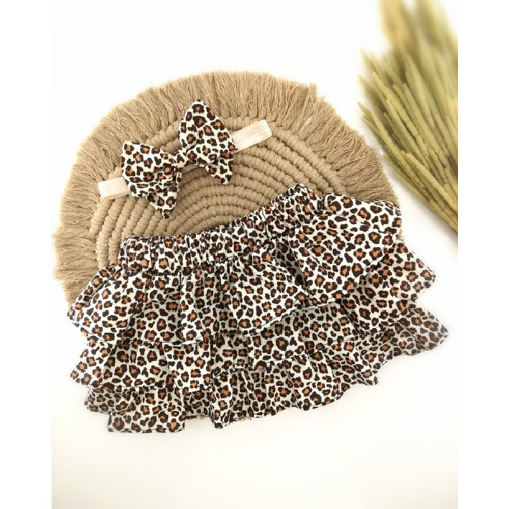 Mini Kids & Baby Mini Kids & Babykız Bebek Fırfırlı Şort Etek Bandana Takıım Bebek Giysi Takım Fiyatı