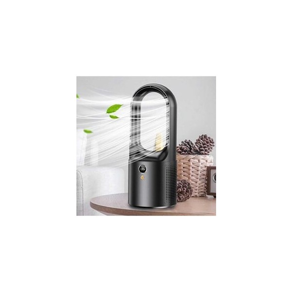 Mini Klima LED Ekran Masaüstü Soğutucu Soğutma Fanı Ev ve Ofis Için Taşınabilir Sessiz Şarjlı Fan - Gri Klimalar Fiyatı