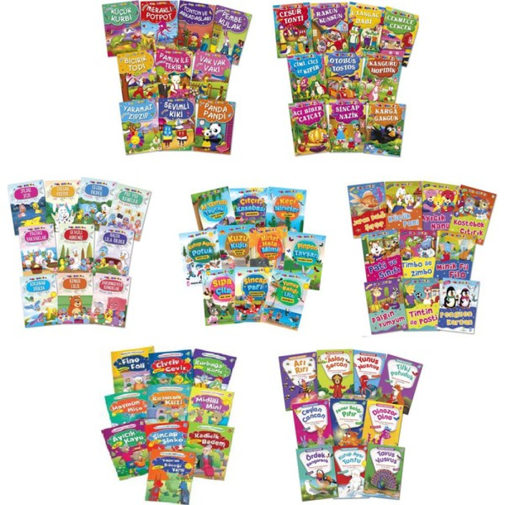 Mini Masallar Serisi 7 Set 70 Kitap Dini Masallar - Değerler Eğitimi Full Set Çocuk Masal Fiyatı