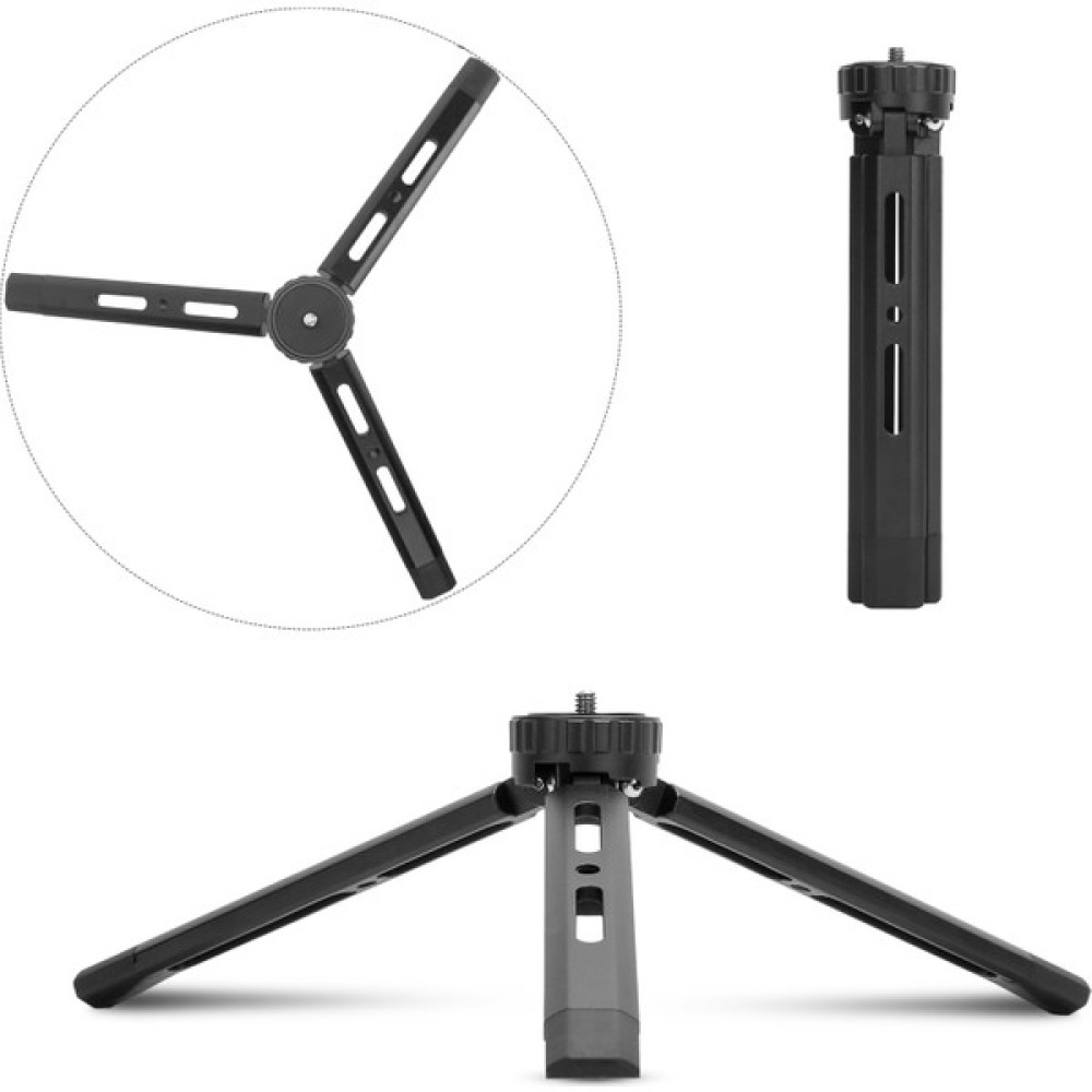 Mini Metal Tripod Alüminyum Alaşım Masaüstü Dslr Ildc(Yurt Dışından) - Siyah Tripodlar Fiyatı