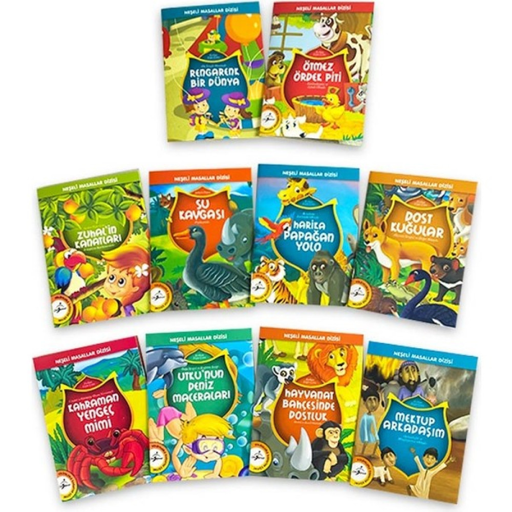 Mini Neşeli Masallar Dizisi - Set 3 - 10 Kitap Okul Öncesi Eğitici & Öğretici Kitaplar Fiyatı