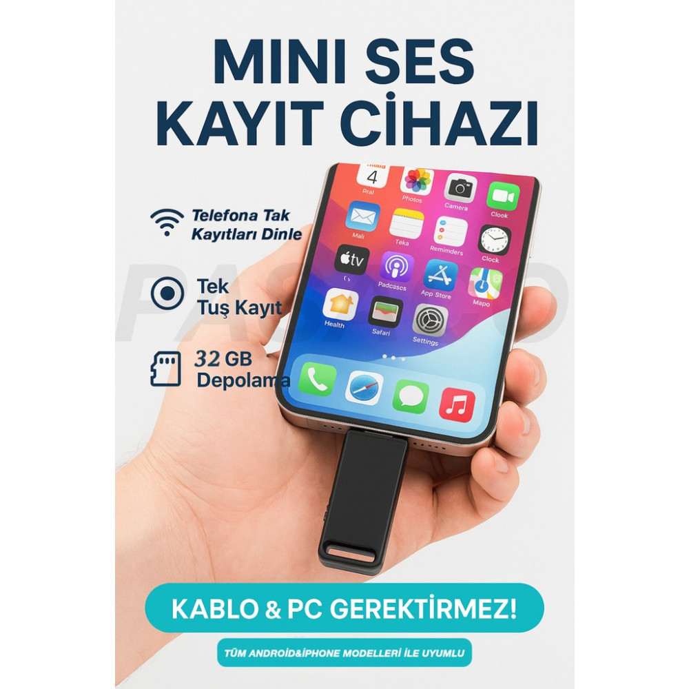 Mini Ses Kayıt Cihazı Tak Çalıştır Kablo & Pc Gerektirmez Tek Tuşta Uzun Süreli Kayıt Ses Kayıt Cihazları Fiyatı