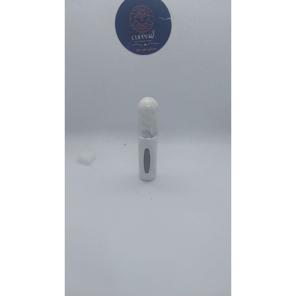 Mini Seyahat Parfüm Dolumlu Atomizer, Taşınabilir Parfüm Sprey Şişesi 5 ml (Beyaz Desenli) Parfümler Fiyatı