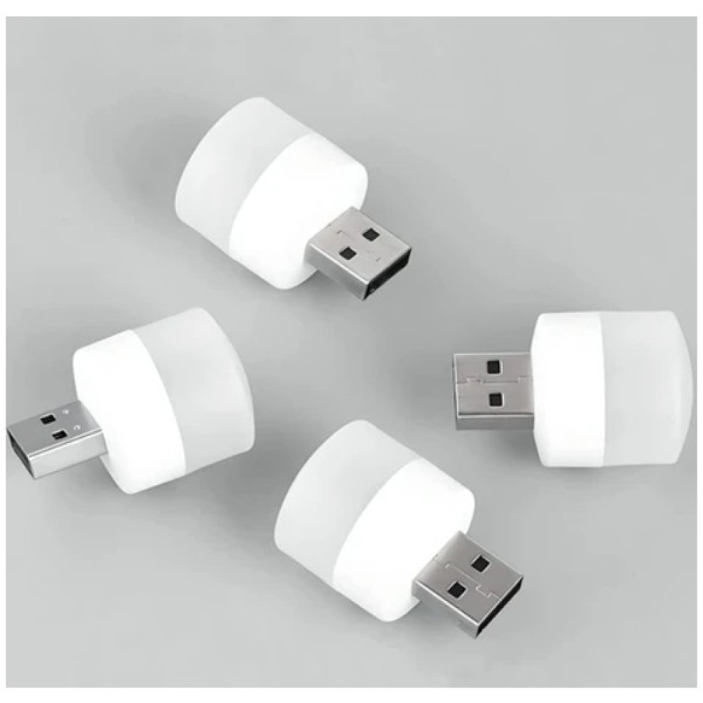 Mini USB Kamp ve Gece Lambası Yuvarlak LED Lamba - Beyaz Oto Boyaları Fiyatı