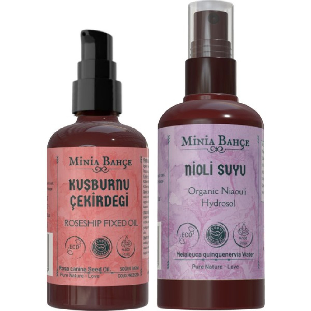 Minia Bahçe 100ML Kuşburnu Çekirdeği Yağı , Organik Nioli Suyu 150ML Bitkisel Yağlar Fiyatı