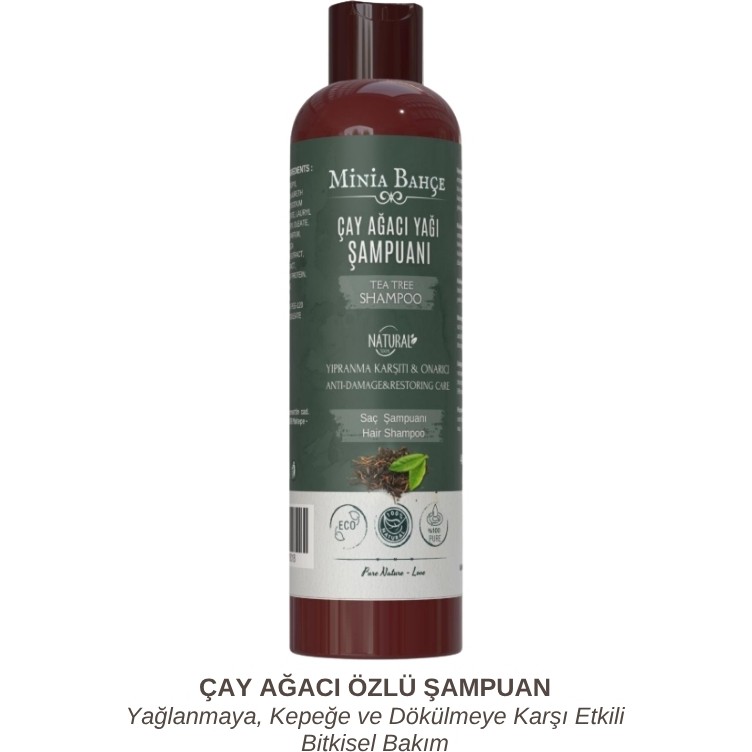 Minia Bahçe Çay Ağacı Yağı Özlü Şampuan, 400 Ml - 1 Şampuan ve Saç Kremi Fiyatı