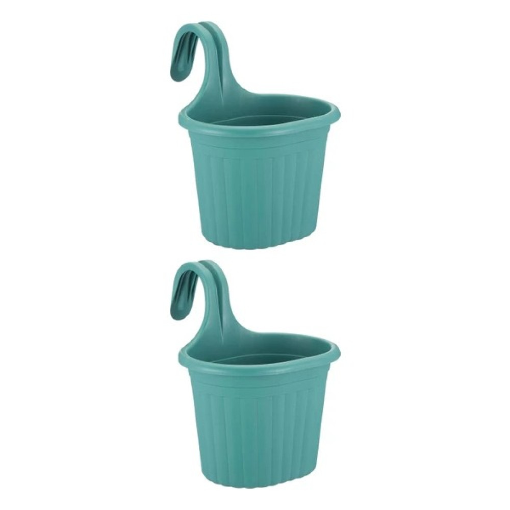 Minia Bahçe Tom1 Askılı Balkon Saksı 22,2cm, 3 Litre 2 Adet - Fıstık Yeşili Saksı ve Aksesuarları Fiyatı