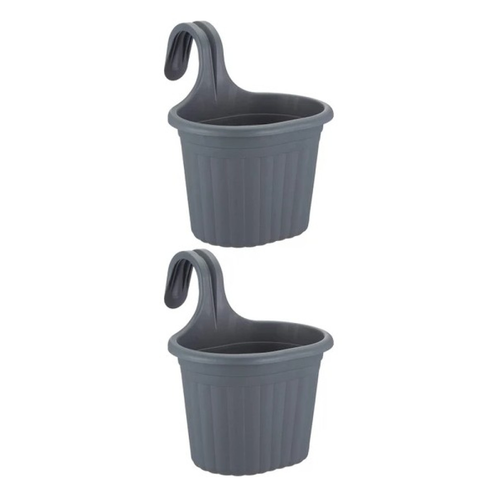 Minia Bahçe Tom1 Askılı Balkon Saksı 22,2cm, 3 Litre 2 Adet - Renkli Saksı ve Aksesuarları Fiyatı