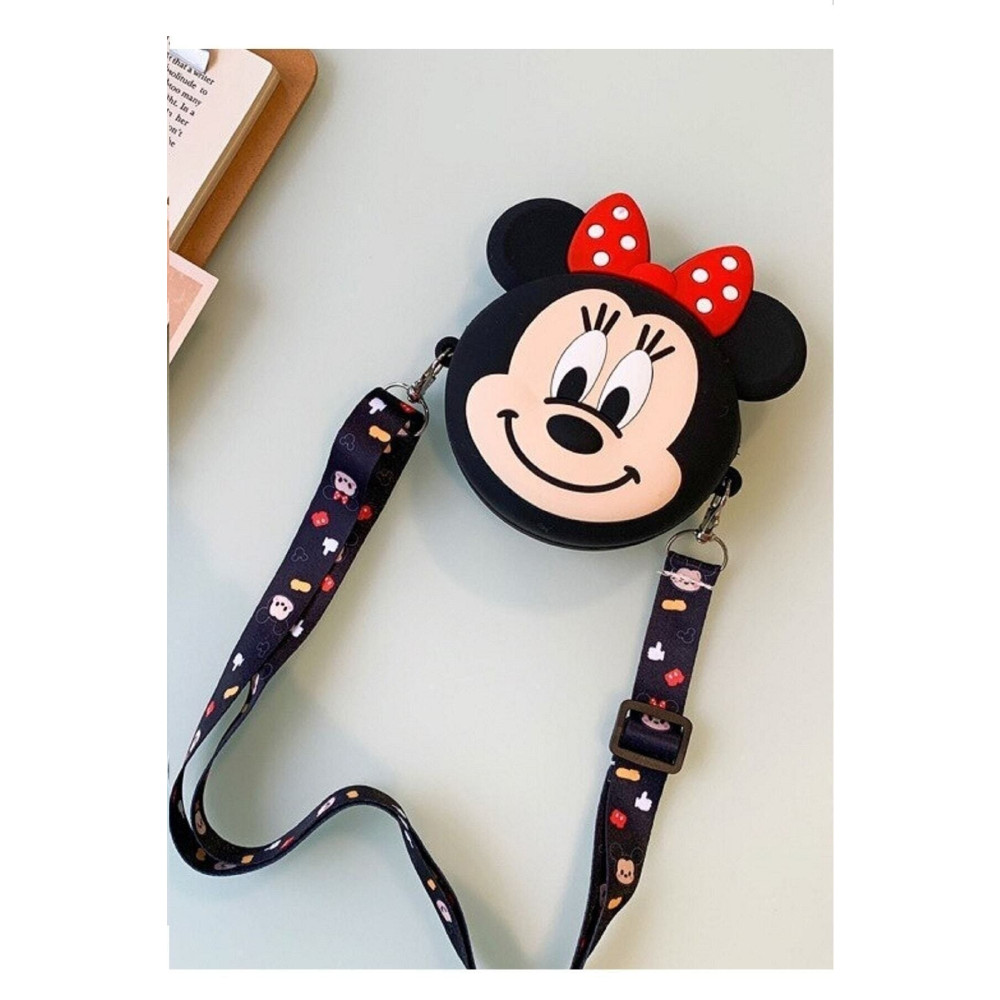 minibuki Minnie Mouse Kız Çocuk Silikon Çanta Cüzdan Tek Beden Beden Unisex Çanta & Cüzdan ve Seyahat Çantaları Fiyatı