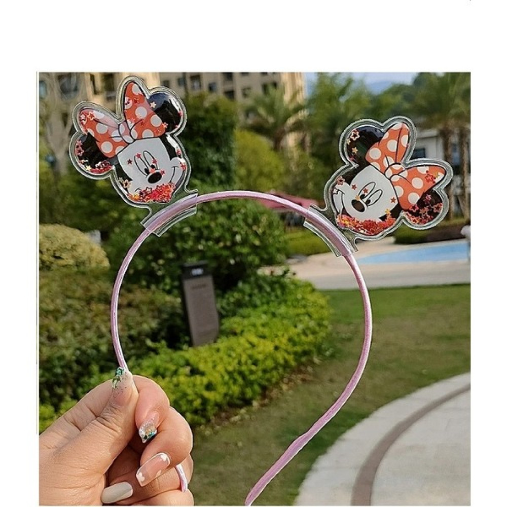 Minibuki Şeffaf Minnie Mouse Figürlü Içi Yıldız Dolgulu Çocuk Taç Toka, Taç & Saç Bandı Fiyatı