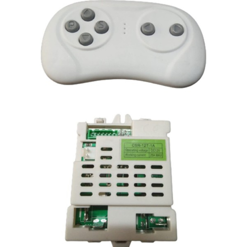Minico Toys Minicotoys Dolu Akülü Araba Beyni Anakart (CSR-12T-1A) 2,4 Ghz 12 Volt Alıcı + Verici Devre - Beyaz - Yeşil Akülü Araba Fiyatı