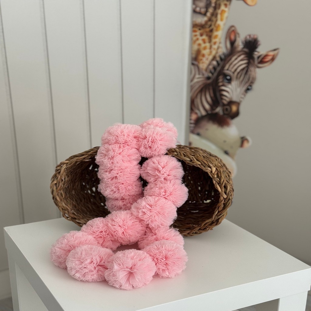 Miniden Toz Pembe Sıralı Mini Ponpon Yumuşak Tülden 1 Parça Aksesuar Diğer Fiyatı