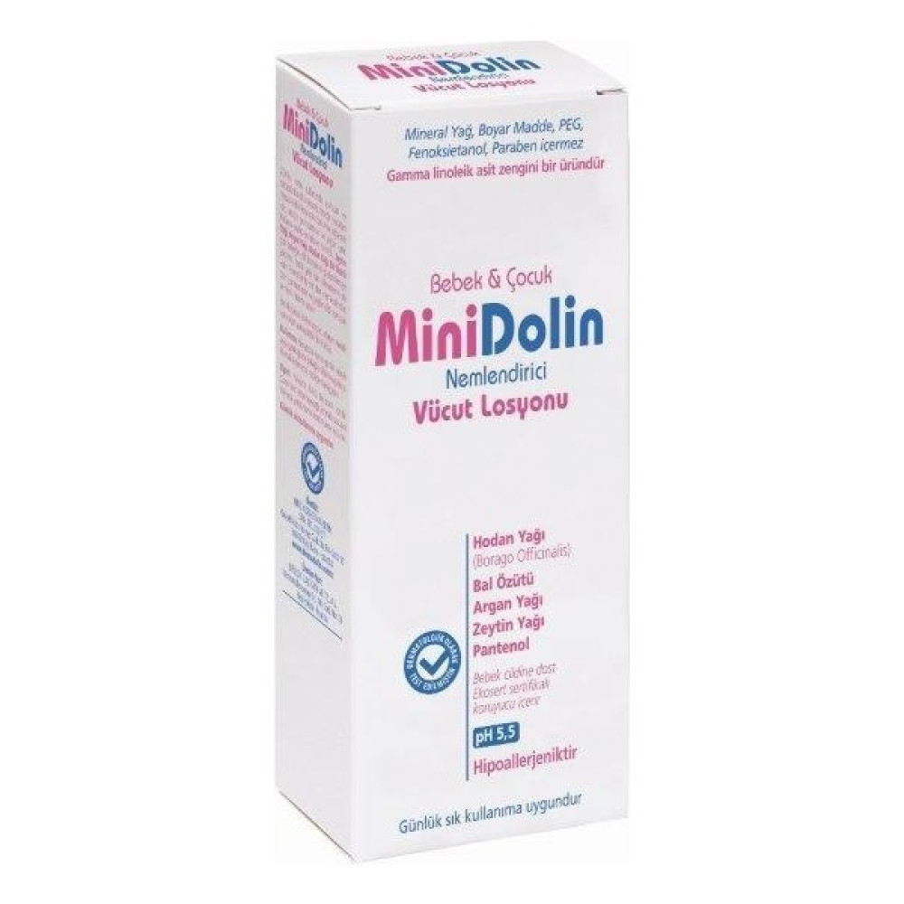 Minidolin Nemlendirici Vücut Losyonu 250 ml Bebek Bakım Fiyatı