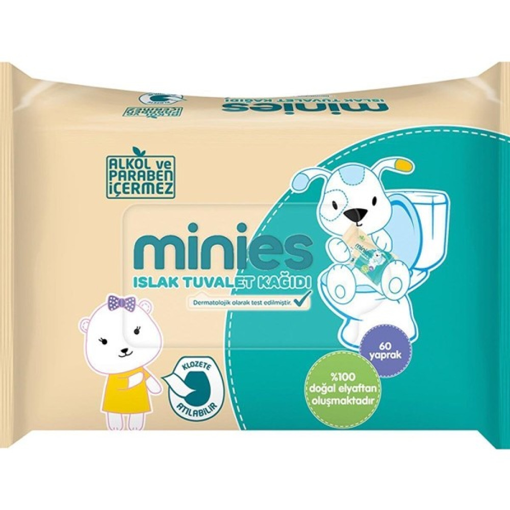 Minies Islak Mendil 60 Yaprak Bebek Bakım Fiyatı