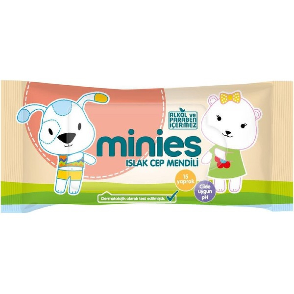 Minies Minies Islak Cep Mendili15 Yaprak Bebek Bakım Fiyatı