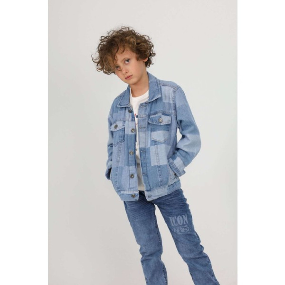 Miniğimin Cicileri 5-13 Yaş Renk Geçişli Denim Çocuk Ceket Erkek Çocuk Yelek Fiyatı