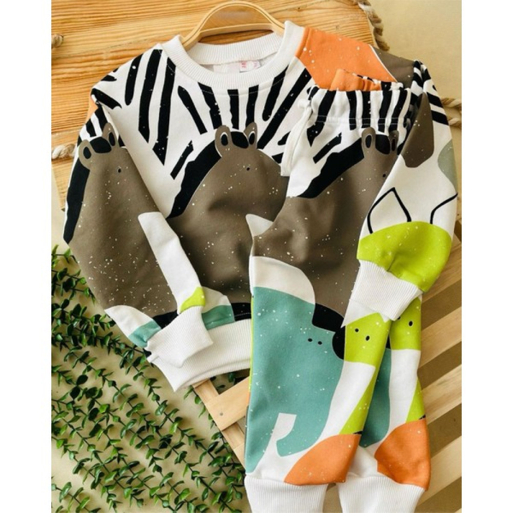 Miniğimin Cicileri Animal Zebra 2li Unisex takım Erkek Çocuk Giyim Takımı Fiyatı
