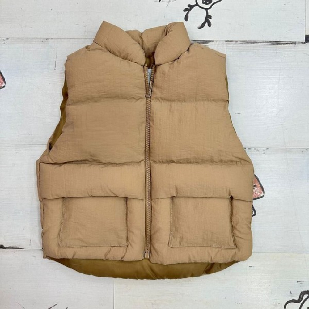 Miniğimin Cicileri Cepli Şişme Çocuk Unisex yelek - Camel Erkek Çocuk Yelek Fiyatı