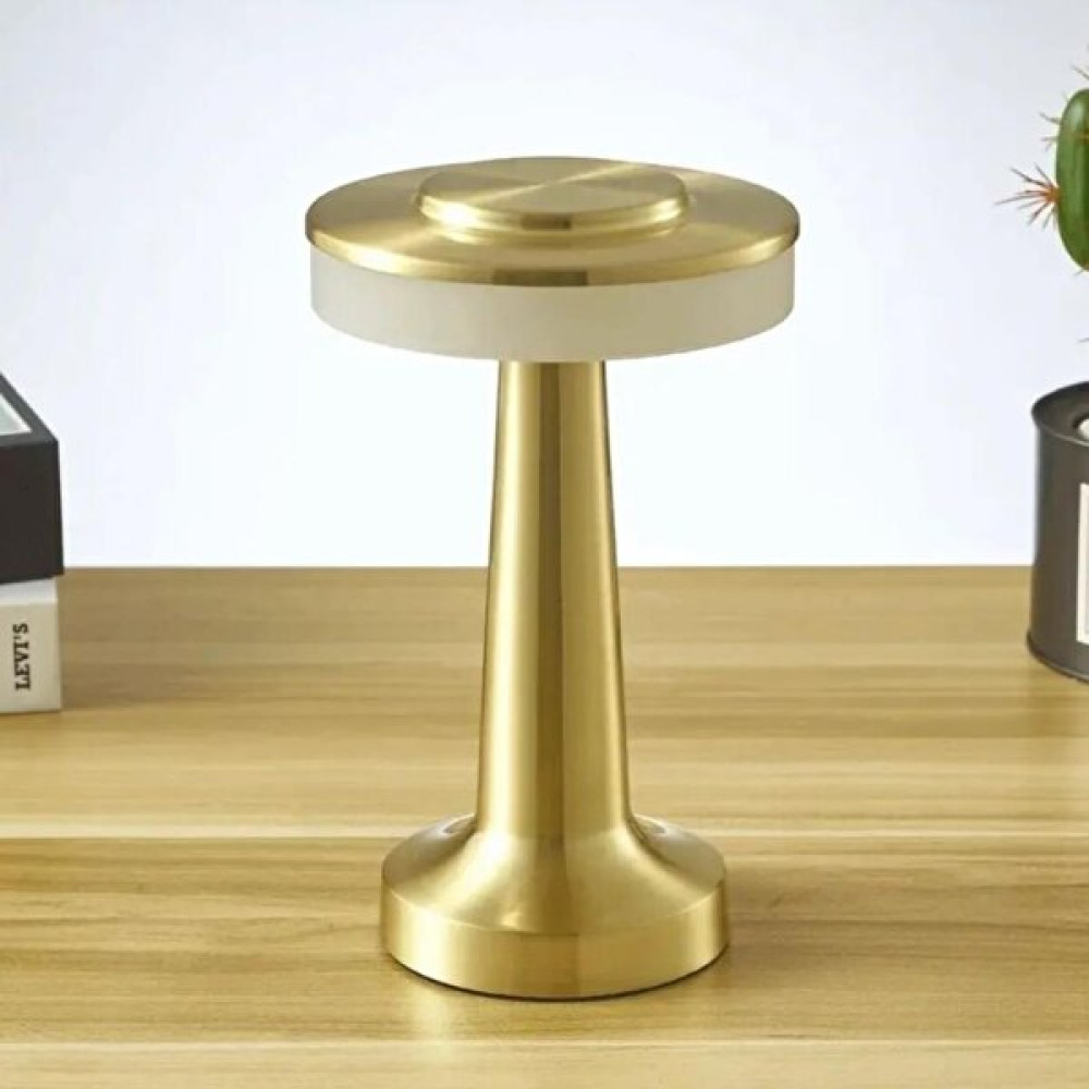 Minihome Dekoratif Dimmerli Şarjlı Retro Masa Lambası Gold Masa Lambası Fiyatı
