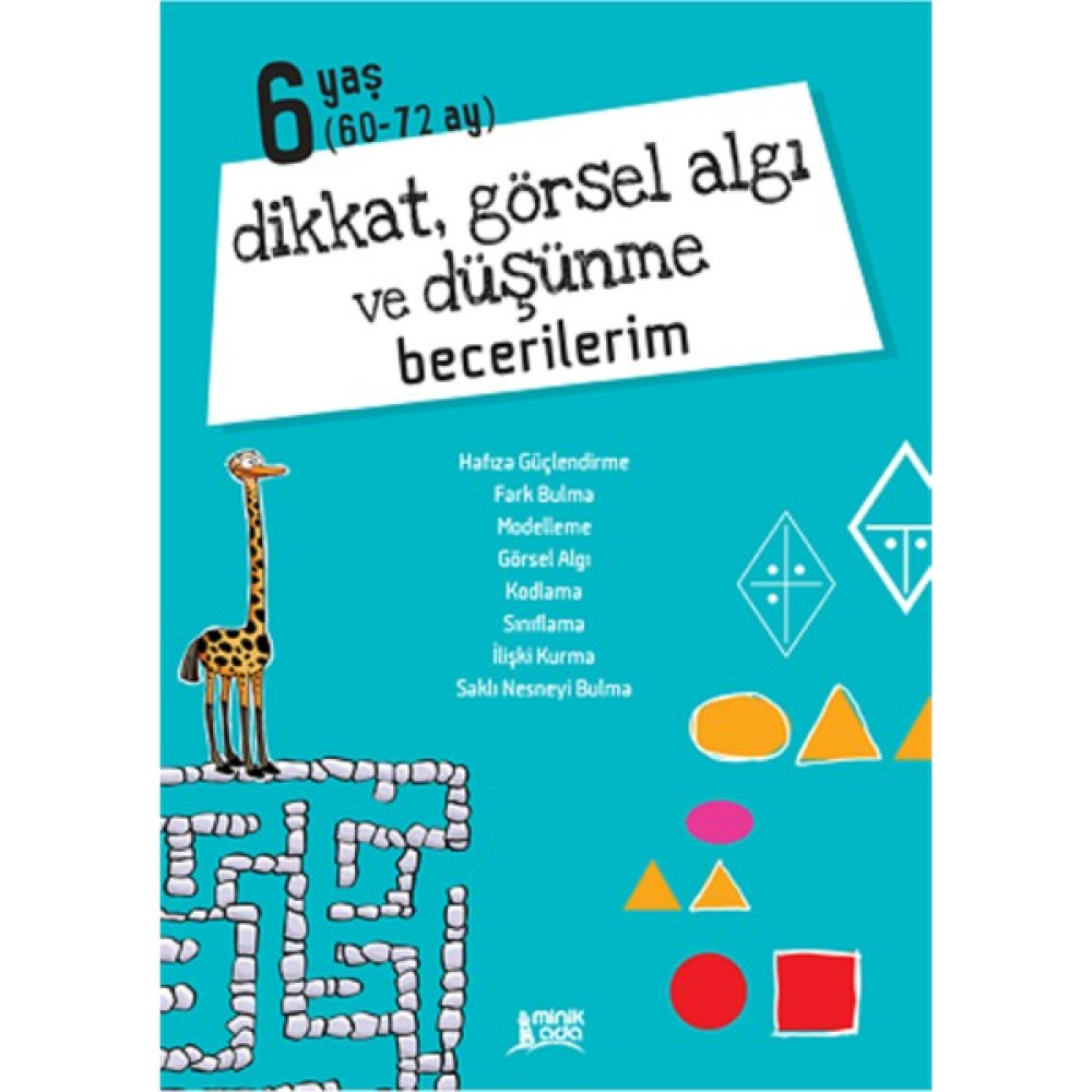 Minik Ada Yayınları Dikkat Görsel Algı Ve Düşünme Becerilerim 6 Yaş Zihinsel Gelişim Kitapları Fiyatı