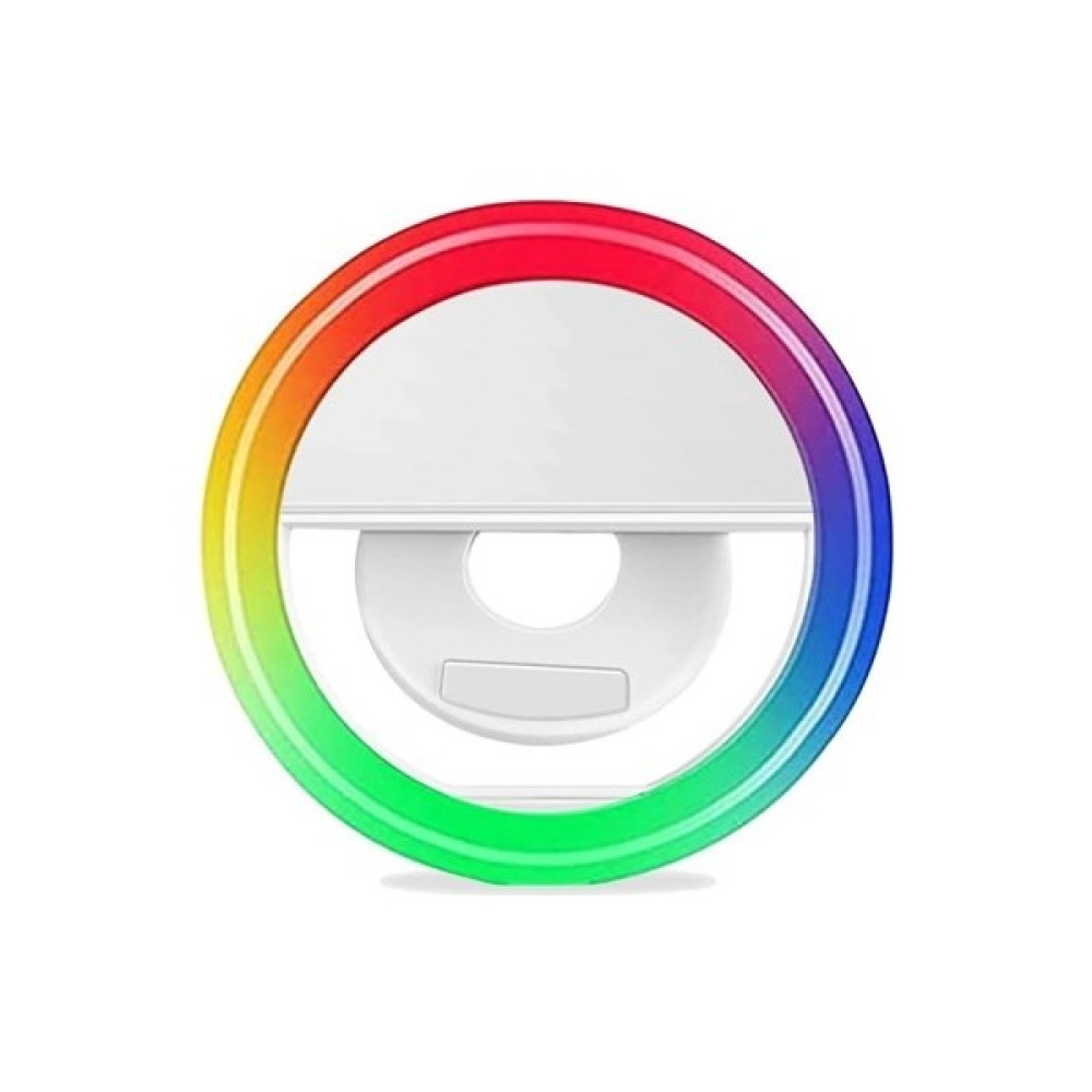 Minik Shop® Rgb LED Mandallı Telefon Bilgisayar Tablet Uyumlu Selfie Işığı Aydınlatma Telefon Aparatı Tripodlar Fiyatı