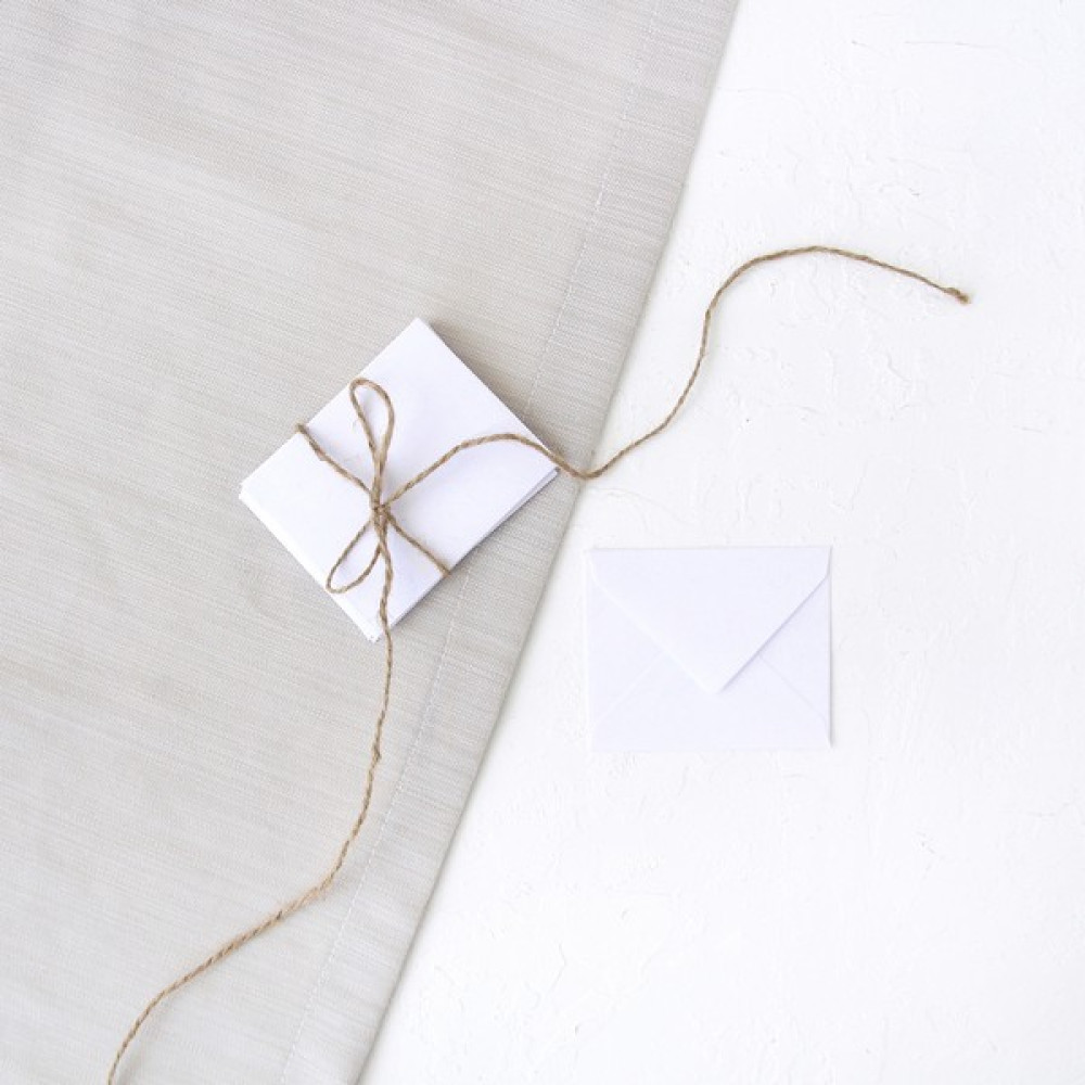 Minik zarf, 7x9 cm 100 adet (Beyaz) Zarf Fiyatı