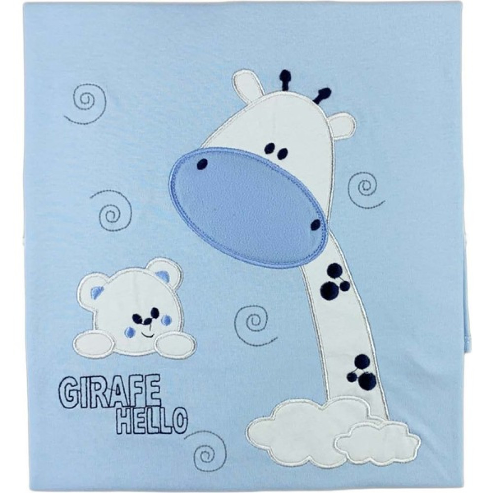 Minikel Giraffe Penye Çift Katlı Battaniye - Mavi Oto Boyaları Fiyatı