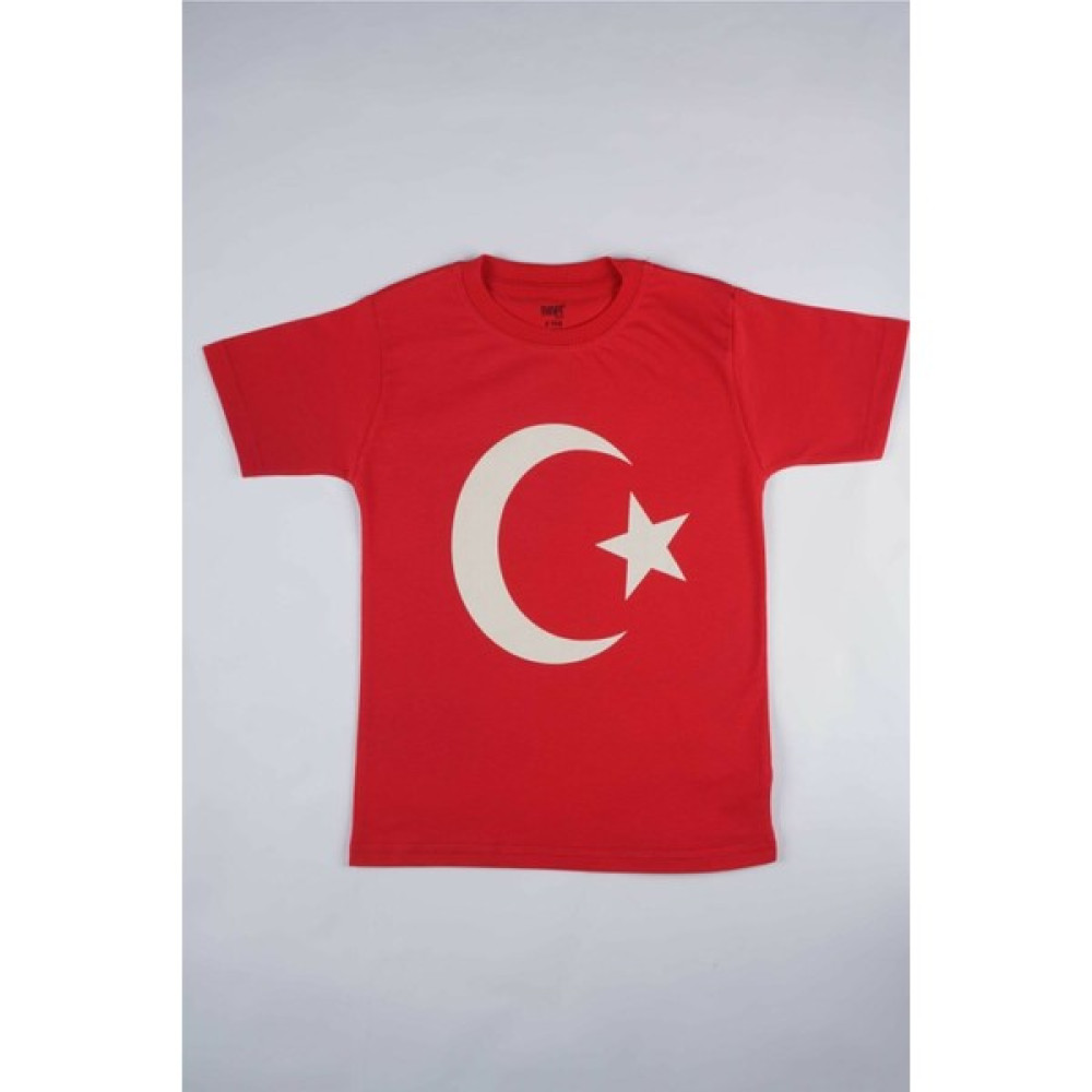 Miniko Kids 29 Ekim Atatürk Türk Bayrağı Baskılı Kısa Kol Pamuk Tişört Erkek Çocuk T-shirt Fiyatı