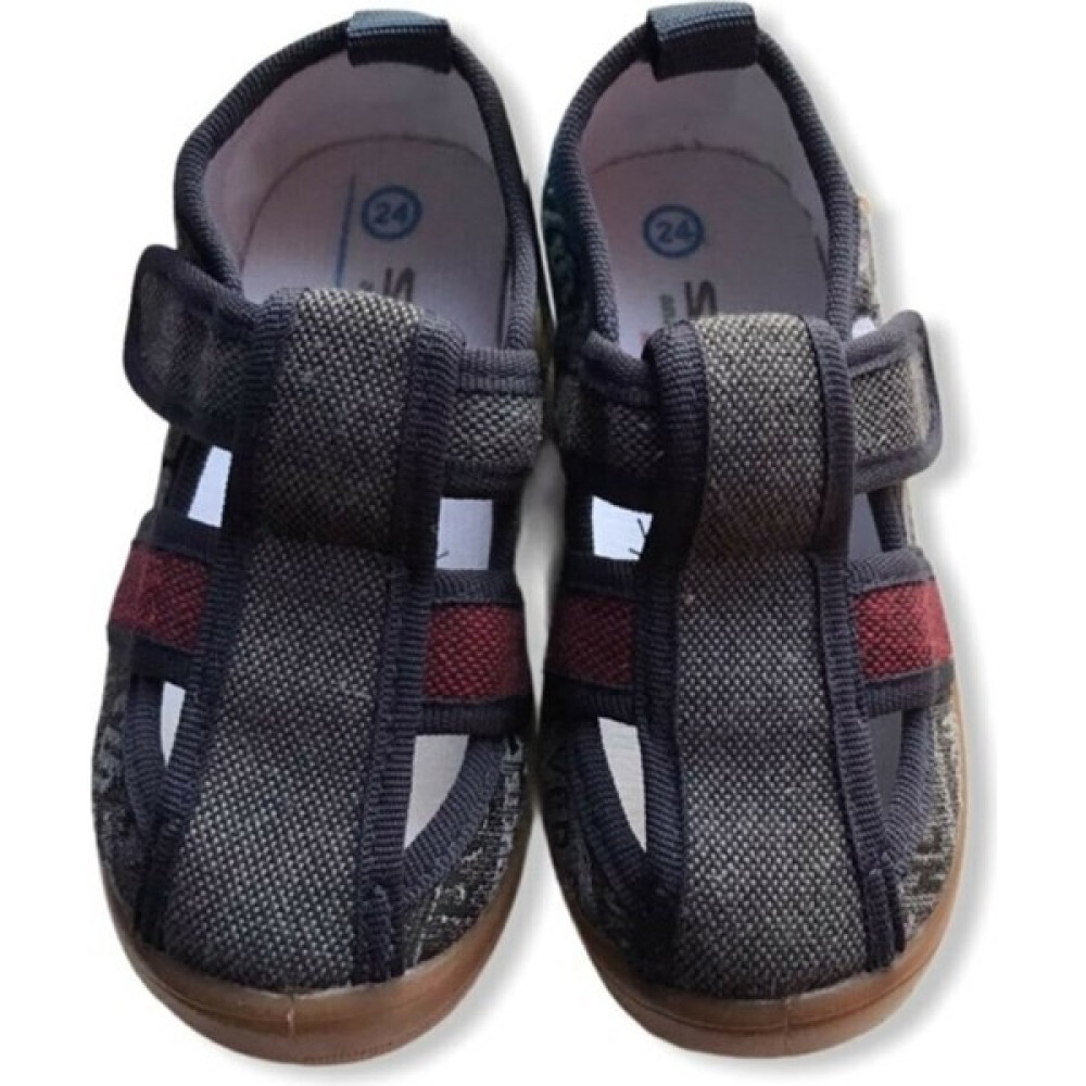 Miniko Kids Sanbe 105 I 045 Anatomik Ortopedik Taban Kaydırmaz Panduf Erkek Çocuk Panduf Fiyatı