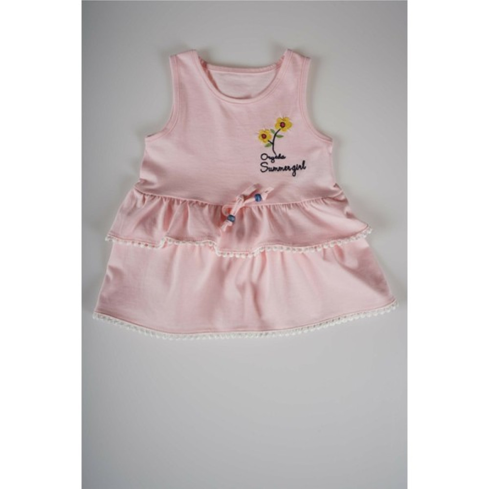 Miniko Kids Yeni Sezon Kız Bebek Pamuk Penye Elbise Bebek Elbisesi Fiyatı