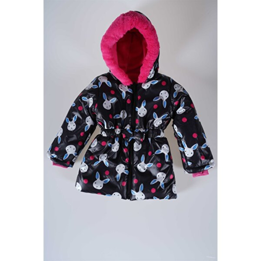 Miniko Kids Yeni Sezon Kız Çocuk Modelli Kapşonlu Içi Polarlı Mont Kaban Kız Çocuk Mont Fiyatı