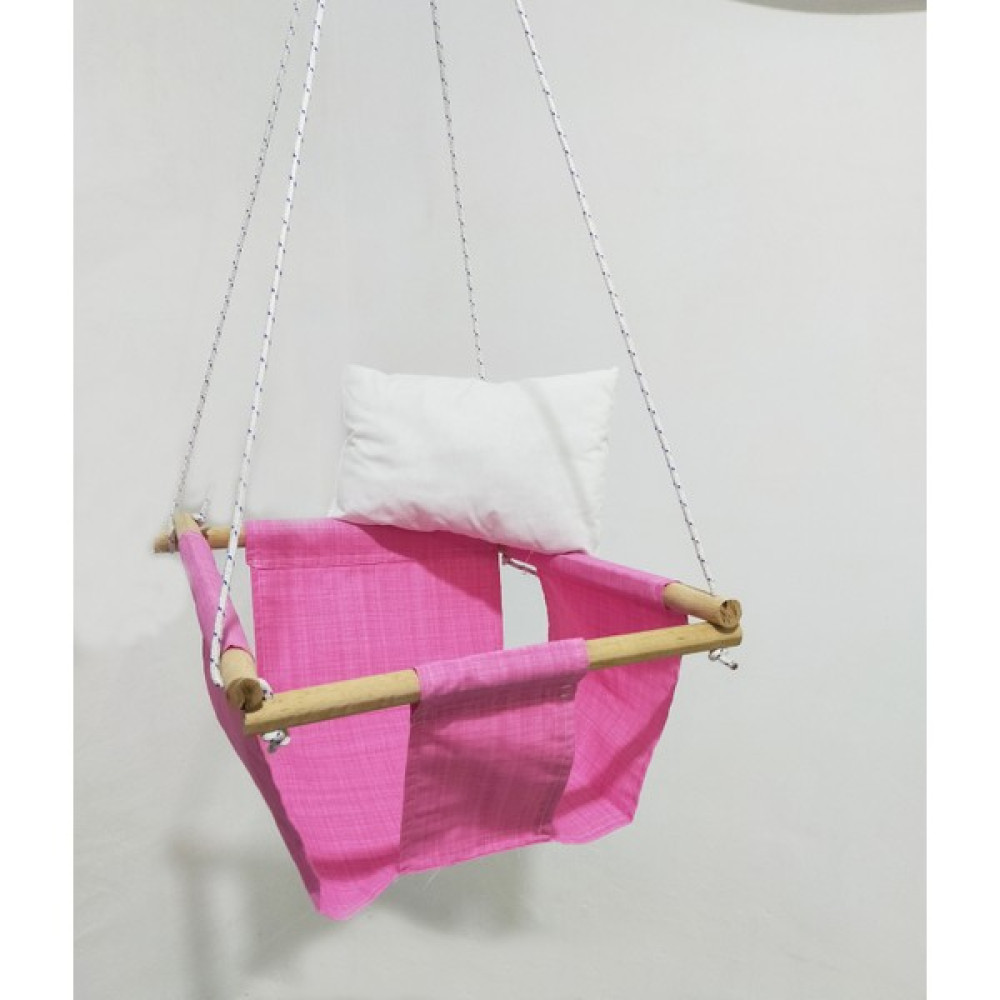 Miniks Ahşap Bebek Salıncak - Çocuk Beşik Hamak Salıncağı - Pembe Bebek Oyuncakları Fiyatı