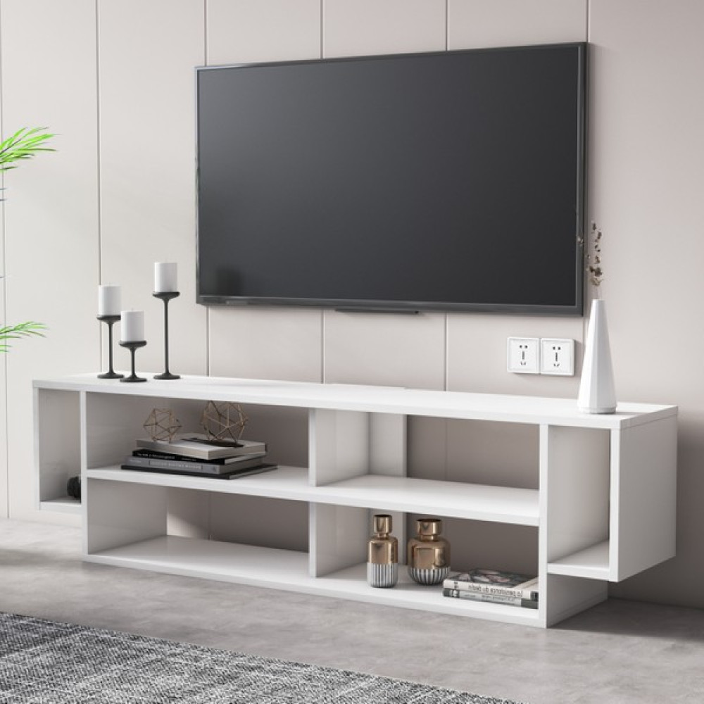 MinimaDecor by Ocasso Marconi Tv Ünitesi - Beyaz Tv Ünitesi / Sehpası Fiyatı