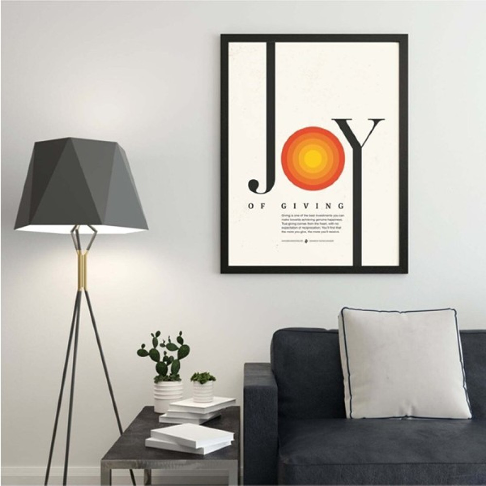 Minimal Reklam Dijital Joy Çerçevesiz Poster/afiş - 30x40 cm - Renkli Poster Fiyatı